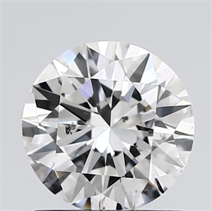Picture of Natural Diamond 1.01 Carats, Round with Excellent Cut, D Color, SI1 Clarity and Certified by GIA