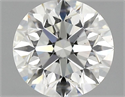 Natural Diamond 1.50 Carats, Round with Excellent Cut, H Color, VS2 Clarity and Certified by GIA