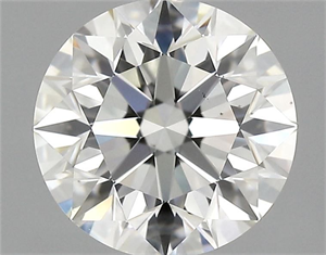Picture of Natural Diamond 1.50 Carats, Round with Excellent Cut, H Color, VS2 Clarity and Certified by GIA