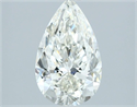 Natural Diamond 1.50 Carats, Pear with  Cut, I Color, VVS1 Clarity and Certified by IGI