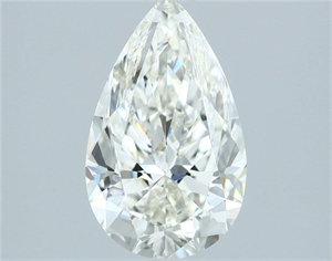 Picture of Natural Diamond 1.50 Carats, Pear with  Cut, I Color, VVS1 Clarity and Certified by IGI