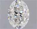 Diamante Natural 1.00 quilates, Ovalado , Color G, claridad VS2 y certificado HRD
