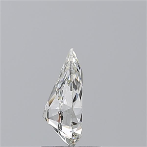 Foto Diamante Natural 1.01 quilates, De pera , Color H, claridad IF y certificado IGI de
