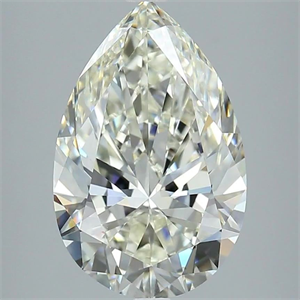 Picture of Natural Diamond 5.01 Carats, Pear with  Cut, I Color, VVS2 Clarity and Certified by IGI