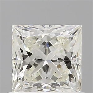Picture of Natural Diamond 0.70 Carats, Princess with  Cut, I Color, VVS1 Clarity and Certified by IGI
