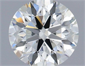 Natural Diamond 0.61 Carats, Round with Excellent Cut, I Color, VS1 Clarity and Certified by IGI