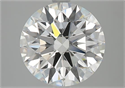 Natural Diamond 3.15 Carats, Round with Excellent Cut, H Color, VVS2 Clarity and Certified by GIA