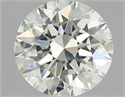 Natural Diamond 2.55 Carats, Round with Excellent Cut, L Color, VS1 Clarity and Certified by GIA