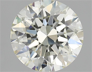 Picture of Natural Diamond 2.55 Carats, Round with Excellent Cut, L Color, VS1 Clarity and Certified by GIA