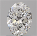 Natural Diamond 0.70 Carats, Oval with  Cut, E Color, VS1 Clarity and Certified by GIA