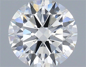 Picture of Natural Diamond 0.61 Carats, Round with Excellent Cut, G Color, VS2 Clarity and Certified by IGI
