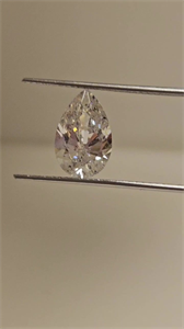 Picture of Natural Diamond 2.50 Carats, Pear with  Cut, D Color, SI2 Clarity and Certified by GIA