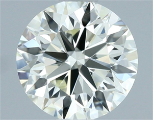 Picture of Natural Diamond 0.99 Carats, Round with Excellent Cut, J Color, VVS1 Clarity and Certified by IGI
