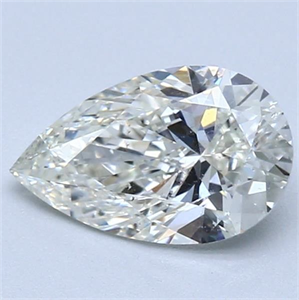 Foto Diamante Natural 1.01 quilates, De pera , Color J, claridad SI2 y certificado GIA de