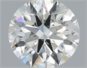 Natural Diamond 0.40 Carats, Round with Excellent Cut, I Color, SI1 Clarity and Certified by IGI