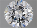 Natural Diamond 2.50 Carats, Round with Excellent Cut, F Color, VS1 Clarity and Certified by GIA