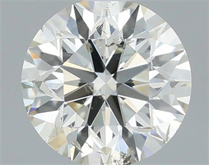 Picture of Natural Diamond 0.40 Carats, Round with Excellent Cut, I Color, SI2 Clarity and Certified by IGI