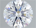 Lab Grown Diamond 1.05 Carats, Round with Ideal Cut, D Color, VS1 Clarity and Certified by IGI