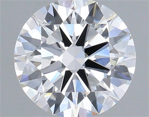 Picture of Lab Grown Diamond 1.00 Carats, Round with Excellent Cut, D Color, VVS2 Clarity and Certified by IGI