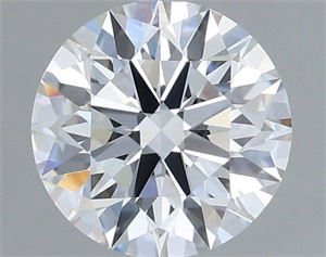 Picture of Lab Grown Diamond 1.01 Carats, Round with Ideal Cut, D Color, VVS2 Clarity and Certified by IGI