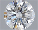 Lab Grown Diamond 1.01 Carats, Round with Ideal Cut, F Color, VS1 Clarity and Certified by IGI
