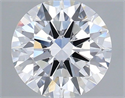Lab Grown Diamond 1.00 Carats, Round with Ideal Cut, D Color, VS1 Clarity and Certified by IGI