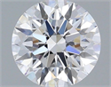 Del inventario de diamantes de laboratorio, 0.71 quilates, Redondo , Color D, claridad VS2 y certificado IGI