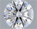 Lab Grown Diamond 0.83 Carats, Round with Ideal Cut, D Color, VVS2 Clarity and Certified by IGI