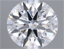 Lab Grown Diamond 1.07 Carats, Round with Excellent Cut, D Color, VVS1 Clarity and Certified by IGI