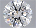 Lab Grown Diamond 2.59 Carats, Round with Ideal Cut, F Color, VVS2 Clarity and Certified by IGI