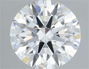 Picture of Lab Grown Diamond 2.78 Carats, Round with Ideal Cut, F Color, VVS2 Clarity and Certified by IGI