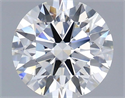 Del inventario de diamantes de laboratorio, 1.54 quilates, Redondo , Color F, claridad VVS2 y certificado IGI