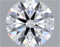 Lab Grown Diamond 0.95 Carats, Round with Ideal Cut, D Color, VVS2 Clarity and Certified by IGI