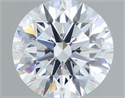 Lab Grown Diamond 1.27 Carats, Round with Excellent Cut, D Color, VVS1 Clarity and Certified by IGI