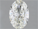 Natural Diamond 1.70 Carats, Oval with  Cut, J Color, VS2 Clarity and Certified by GIA