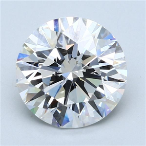 Picture of Natural Diamond 4.88 Carats, Round with Excellent Cut, E Color, VVS1 Clarity and Certified by GIA