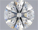 Natural Diamond 0.71 Carats, Round with Excellent Cut, H Color, SI1 Clarity and Certified by IGI