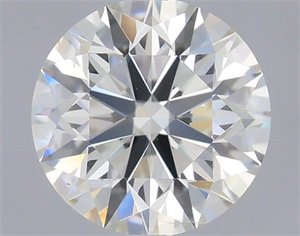 Picture of Natural Diamond 0.71 Carats, Round with Excellent Cut, H Color, SI1 Clarity and Certified by IGI