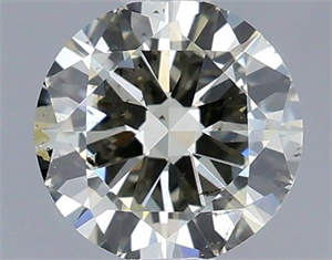 Foto Diamante Natural 0.40 quilates, Redondo , Color J, claridad SI1 y certificado IGI de