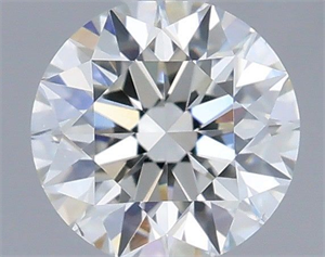 Picture of Natural Diamond 0.50 Carats, Round with Excellent Cut, F Color, SI1 Clarity and Certified by IGI