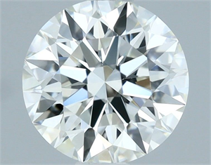 Picture of Natural Diamond 1.00 Carats, Round with Excellent Cut, H Color, VVS1 Clarity and Certified by IGI