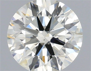 Picture of Natural Diamond 0.40 Carats, Round with Excellent Cut, J Color, SI1 Clarity and Certified by IGI