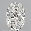 Natural Diamond 2.02 Carats, Oval with  Cut, H Color, VS1 Clarity and Certified by GIA