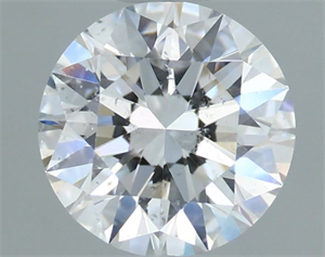 Picture of Natural Diamond 1.06 Carats, Round with Excellent Cut, E Color, SI2 Clarity and Certified by GIA