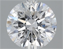 Natural Diamond 2.03 Carats, Round with Excellent Cut, E Color, I1 Clarity and Certified by GIA