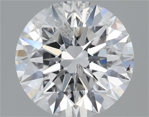 Picture of Natural Diamond 2.03 Carats, Round with Excellent Cut, E Color, I1 Clarity and Certified by GIA