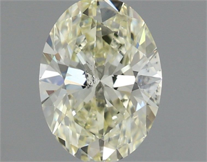 Foto Diamante Natural 1.03 quilates, Ovalado , Color L, claridad SI2 y certificado IGI de