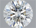 Natural Diamond 0.50 Carats, Round with Excellent Cut, I Color, VS2 Clarity and Certified by GIA