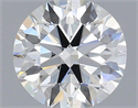 Natural Diamond 0.50 Carats, Round with Excellent Cut, H Color, VS2 Clarity and Certified by GIA
