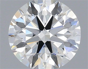 Picture of Natural Diamond 0.50 Carats, Round with Excellent Cut, H Color, VS2 Clarity and Certified by GIA